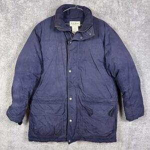 LL Bean Baxter‎ State Parka Jacket Mens Medium Goose Down Winter Coat Outdoors